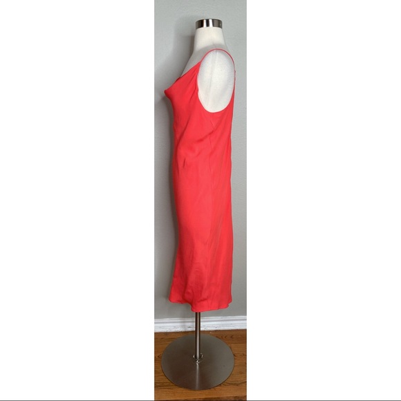 C/MEO Collective Women’s Orange Hang Tight Cowl Neck Slip Dress - Picture 4 of 8